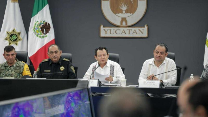 Gobierno de Yucatán coordina acciones ante Ciclón Tropical Isaías