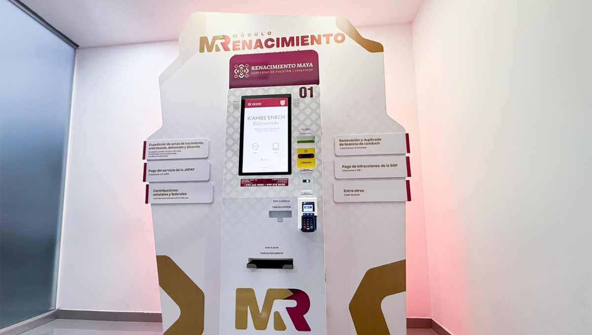 Los Módulos Renacimiento en Yucatán ofrecen servicios como actas, renovación y duplicado de licencias