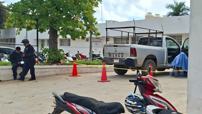 Trabajador muere tras ser auxiliado por compañeros y trasladado a un centro de salud en Ticul