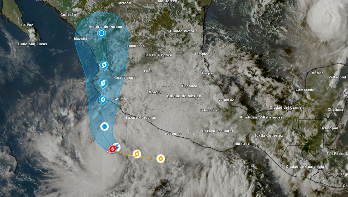 El fenómeno meteorológico podría intensificarse aceleradamente hasta alcanzar la categoría 4.