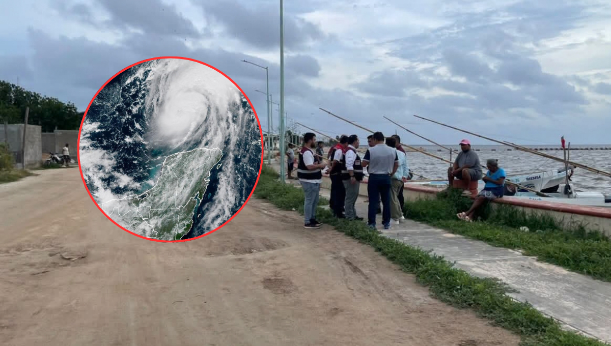 El huracán Isaías comenzó a alejarse de Campeche al desplazarse hacia el noreste del Golfo de México.