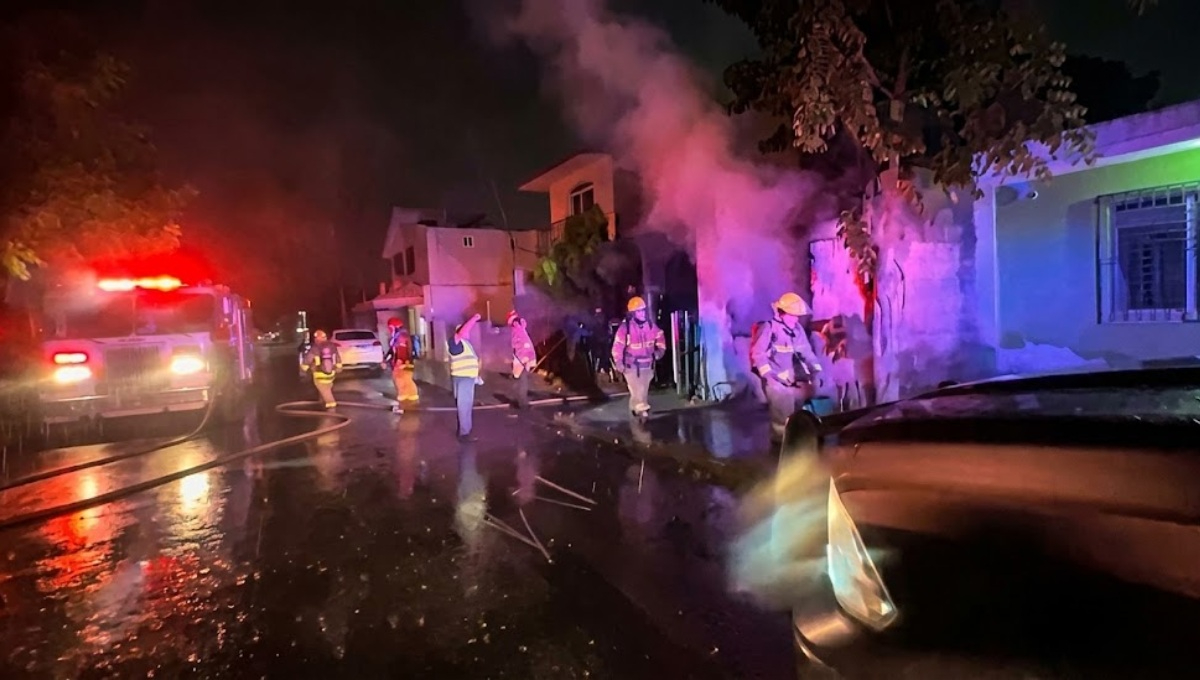 Incendio en un inmueble de la avenida Sicilia.