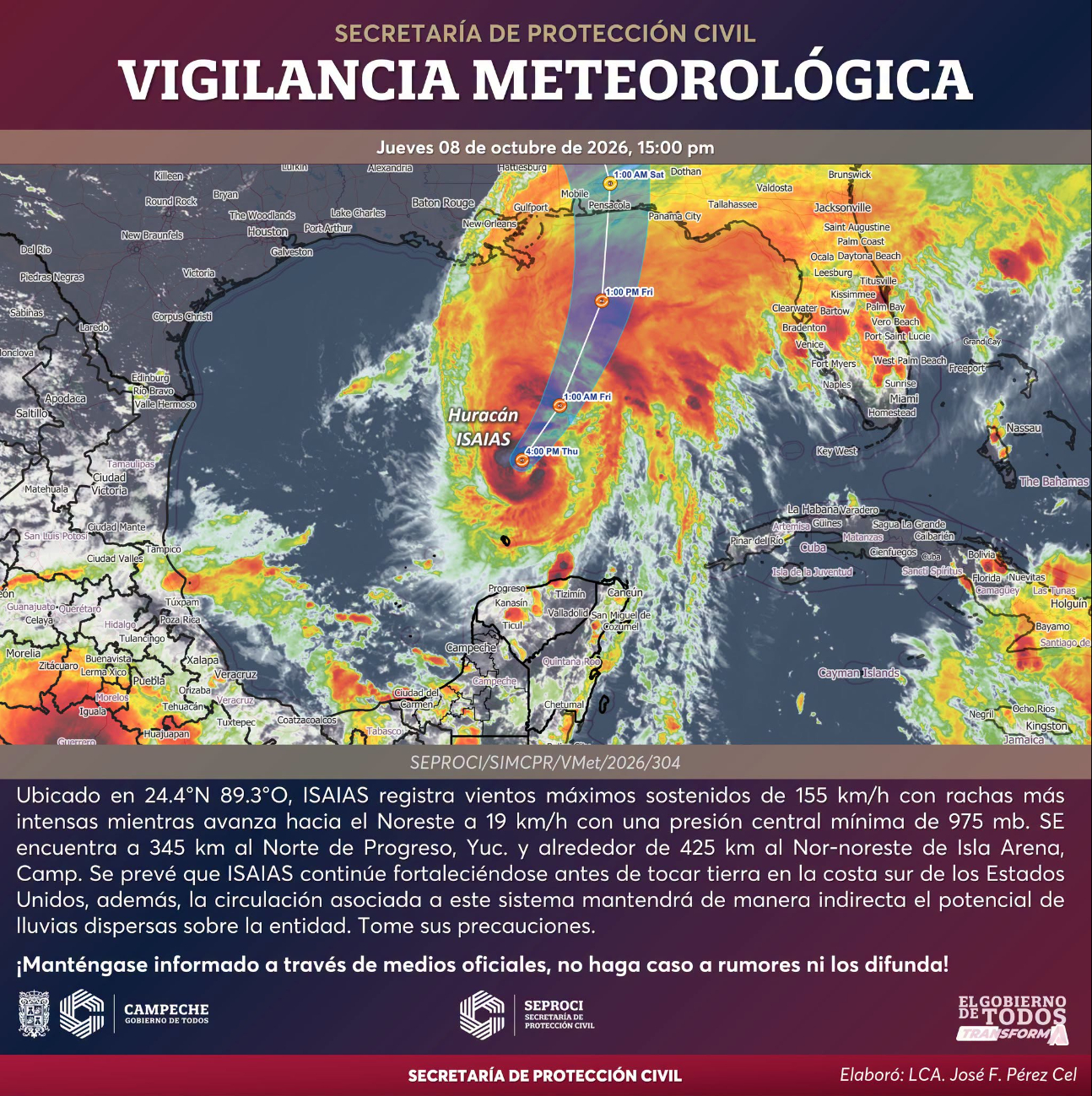 1. Aunque no se prevé un impacto directo, las autoridades recomiendan mantener las precauciones.