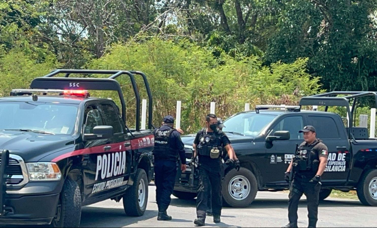 Unidades de diferentes corporaciones de seguridad llegaron a la escena.