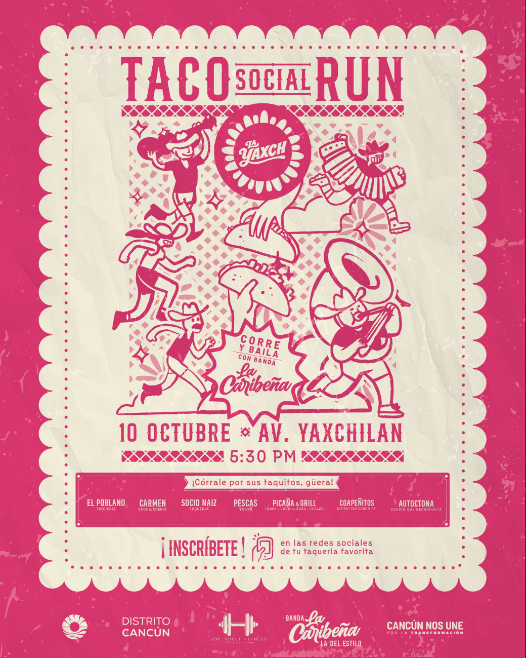 El evento comenzará a partir de las 11:00 pm