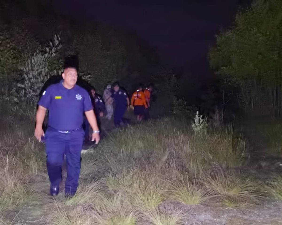 Personal de Protección Civil brindó atención prehospitalaria al masculino rescatado