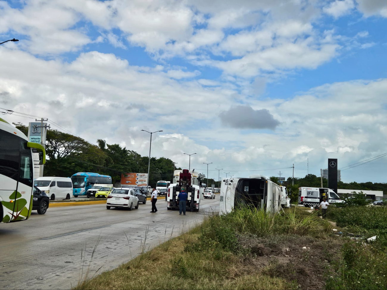 En el accidente no se reportaron personas lesionadas