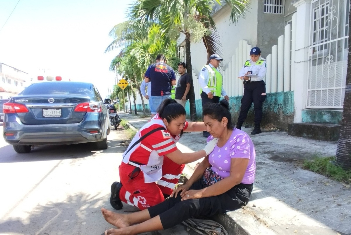 Rescatistas señalaron que la mujer se encontraba fuera de peligro.