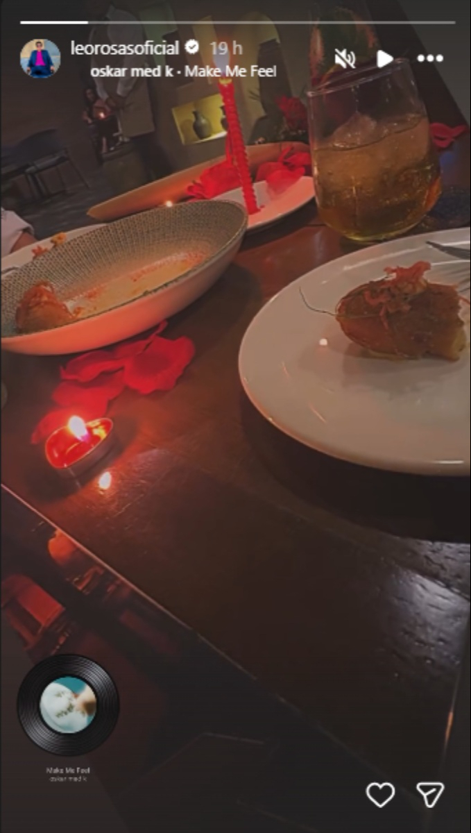 Leo Rosas tuvo una cena romántica antes de su fallecimiento.