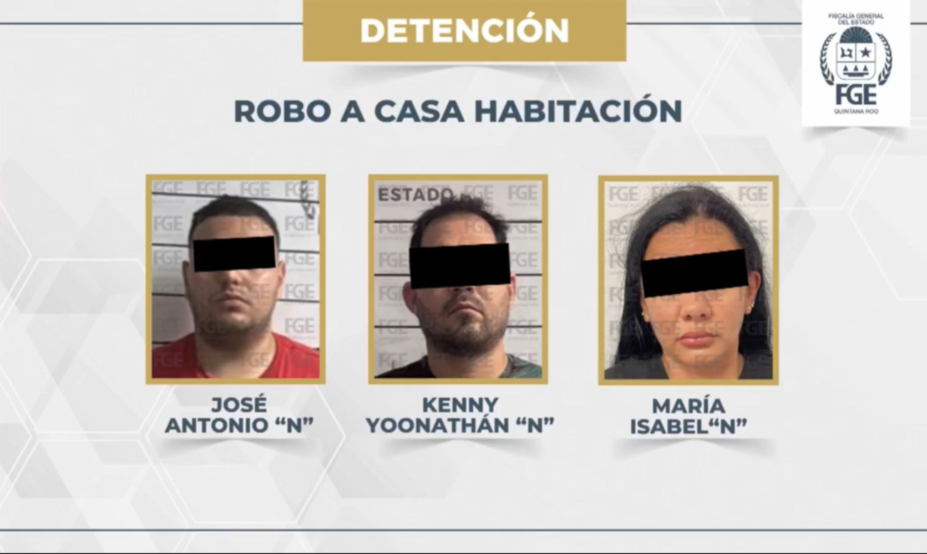 Durante los operativos en Cancún, autoridades aseguraron armas, vehículos y placas de circulación