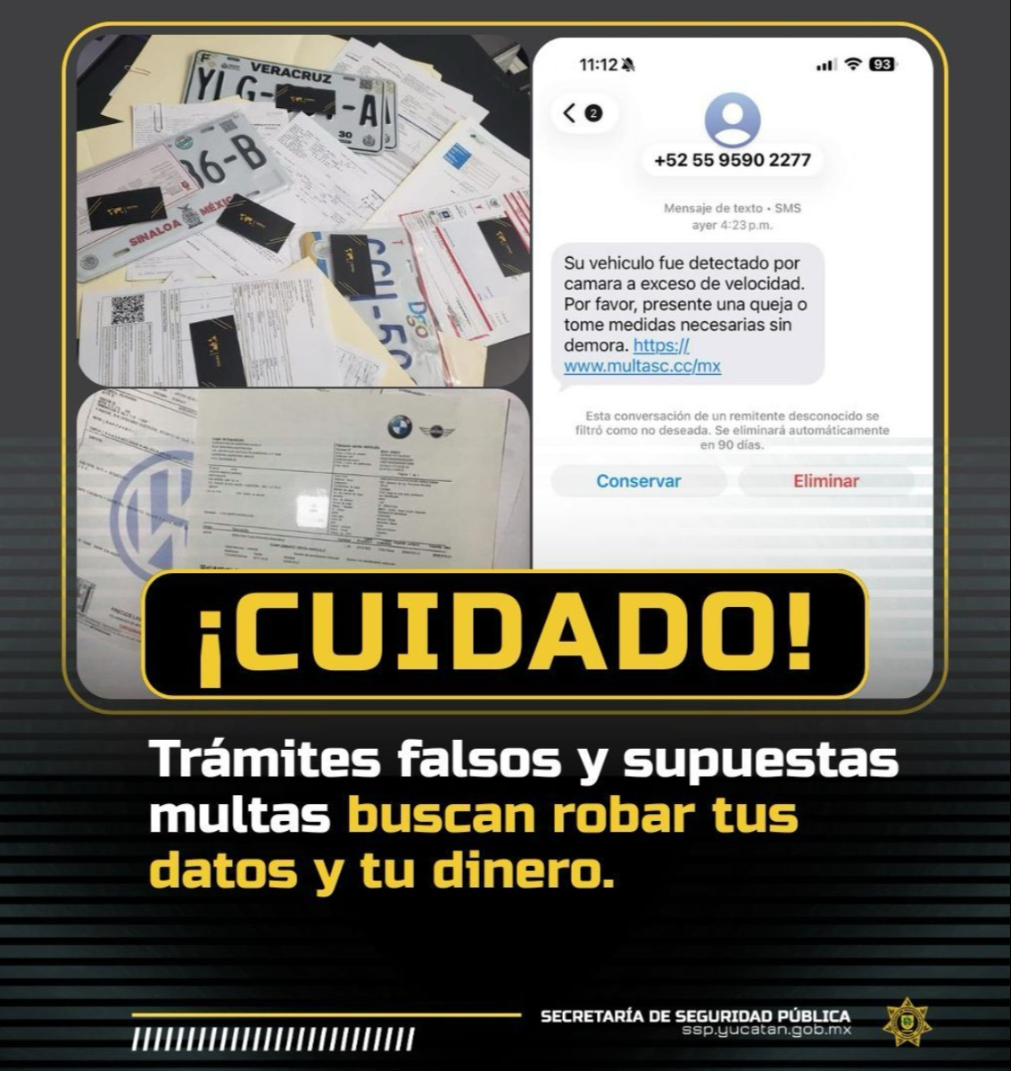 SSP alerta por fraudes en redes sociales y mensajería.