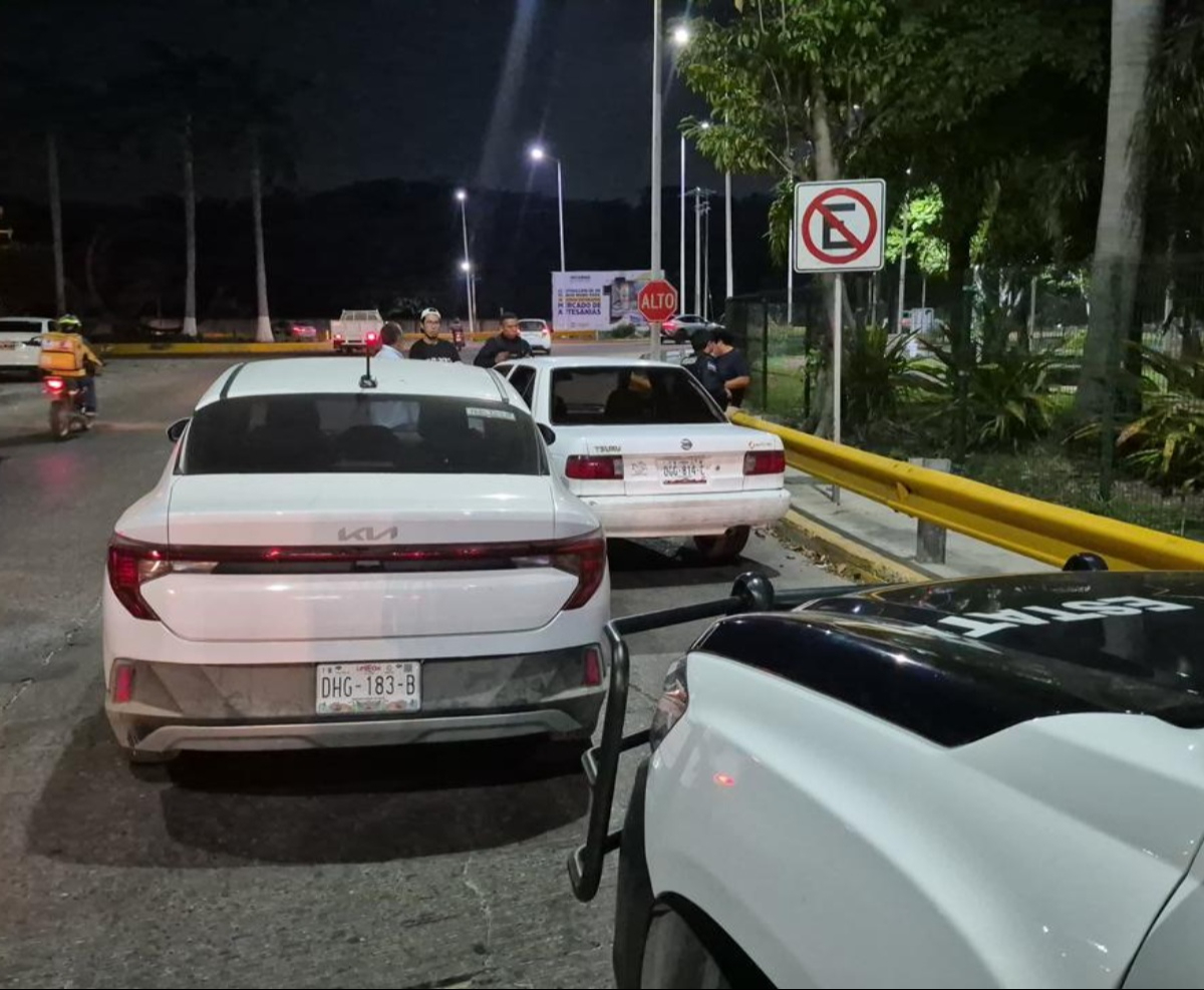 El presunto responsable fue remitido al corralón.