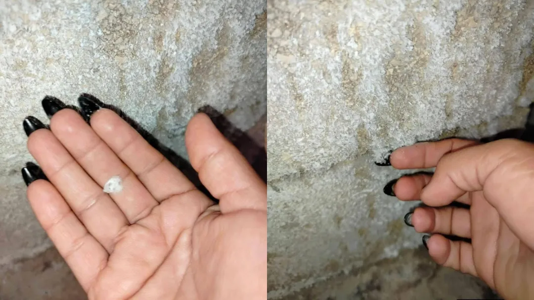 Habitante de Tzucacab genera controversia tras detectar presunta nieve en su domicilio