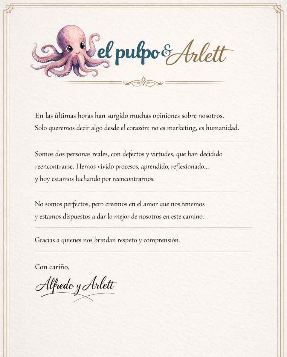 El cantante publicó un comunicado pidiendo respeto y comprensión.