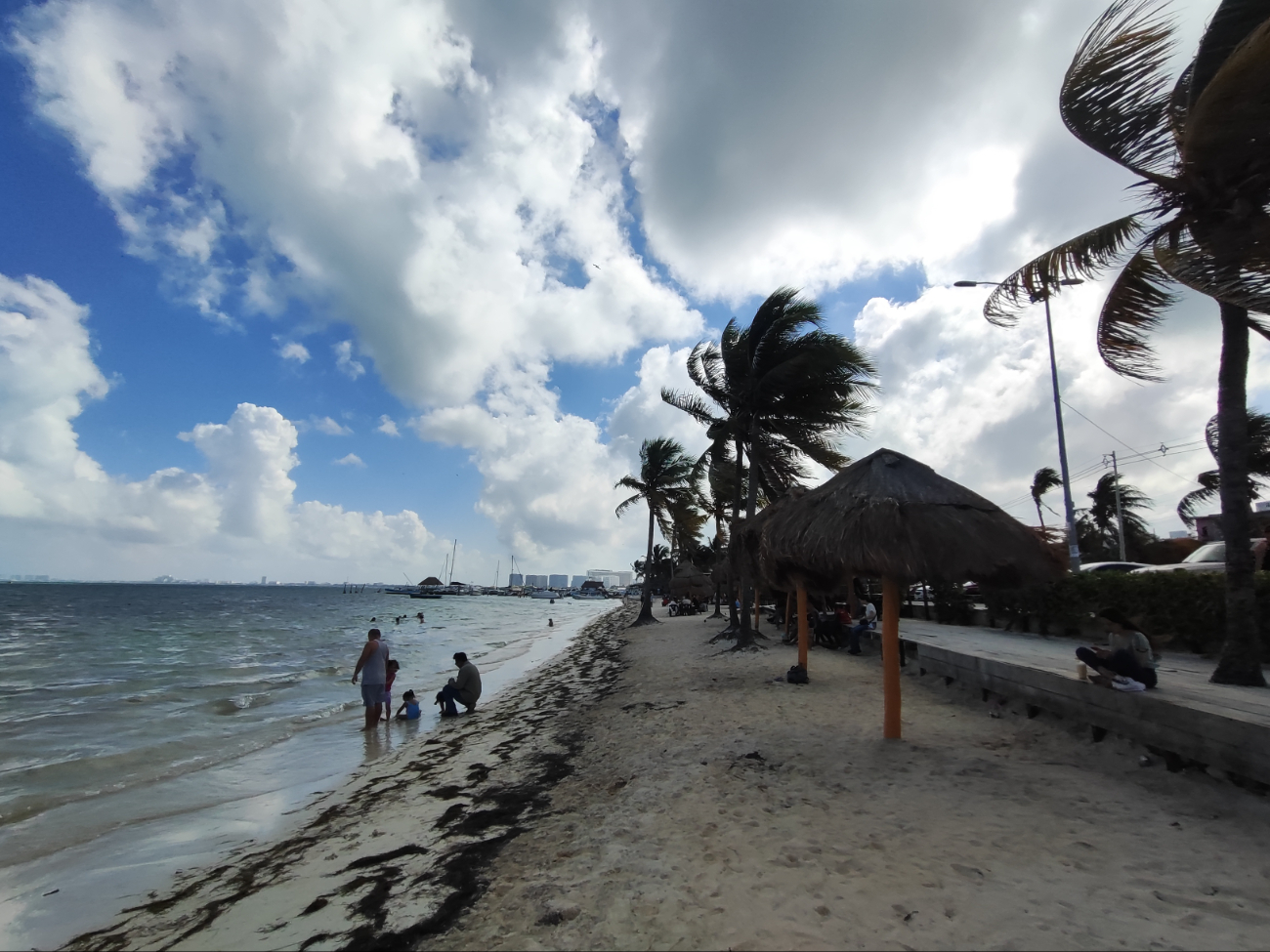 Las rachas de viento superaron los 40 kilómetros por hora
