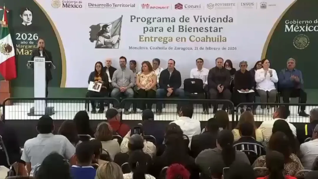 La presidenta Claudia Sheinbaum destacó que el programa “Vivienda para el Bienestar” contempla la construcción de 1.8 millones de viviendas en el sexenio