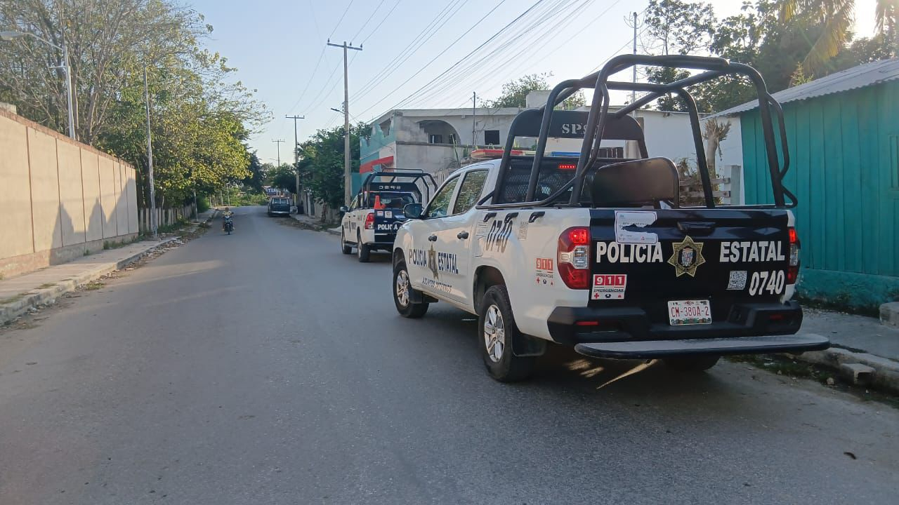 Autoridades acudieron al sitio tras el reporte por detonaciones de arma de fuego