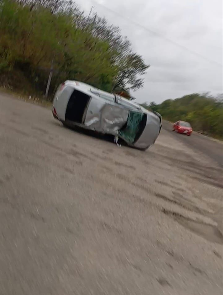 El accidente ocurrió en el entronque a Chunchintok y Cancabchén.