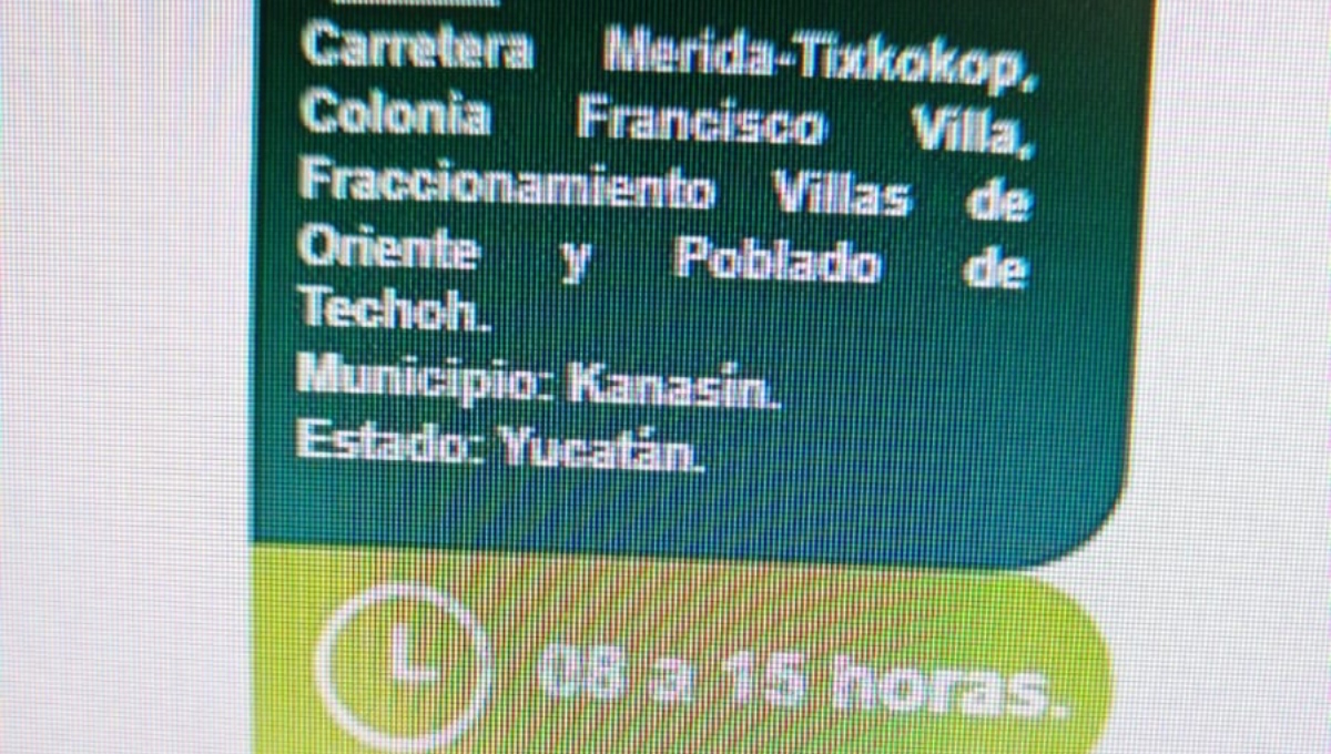 La imagen fue difundida por los vecinos de Villas de Oriente