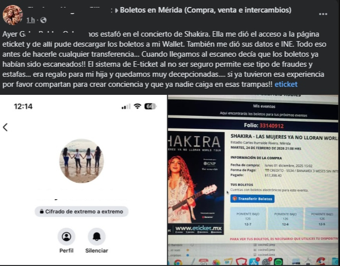 La presunta víctima expuso la estafa a través de redes sociales