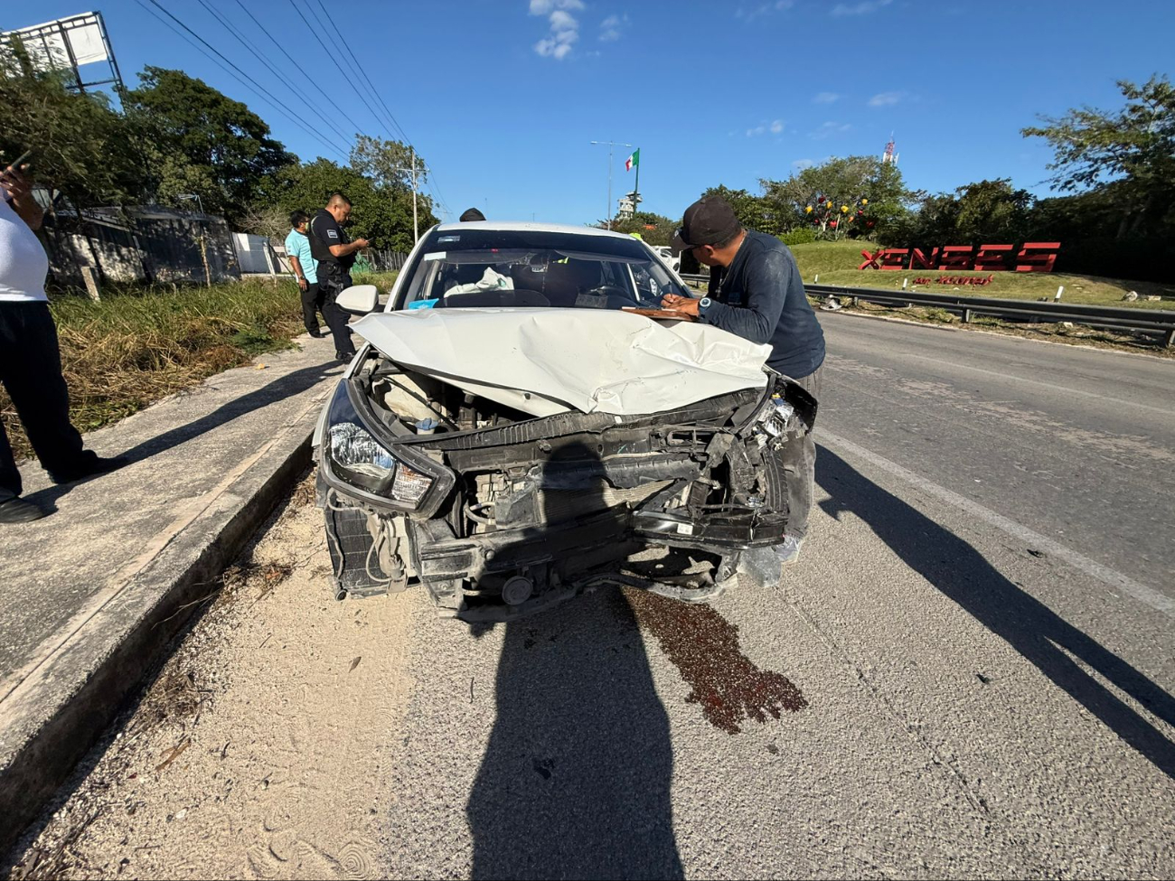 El accidente causó afectaciones al tráfico y largas filas de coches