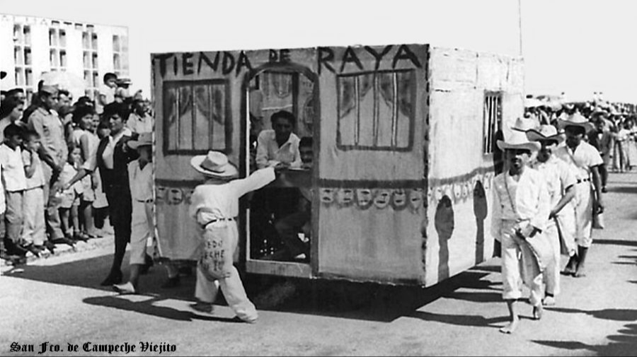 Carnaval en 1910 en San Francisco de Campeche