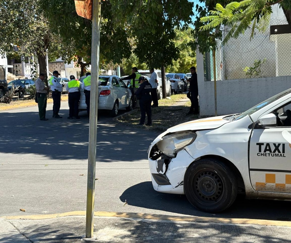 El foráneo embistió al ruletero en la luz direccional izquierda