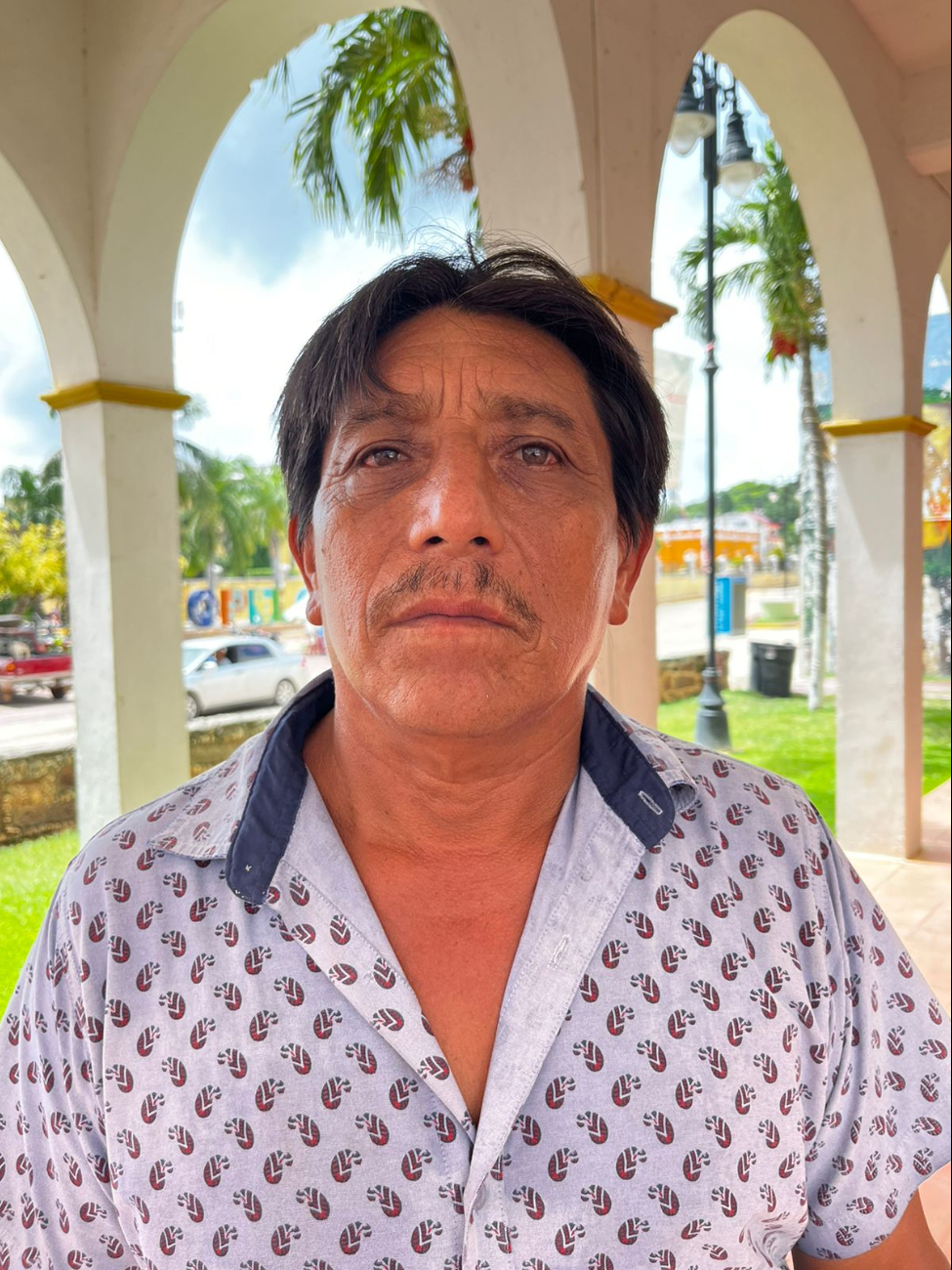 José Alfredo Poot Aguayo, consejero Nacional Indígena del pueblo maya en la región de Los Chenes