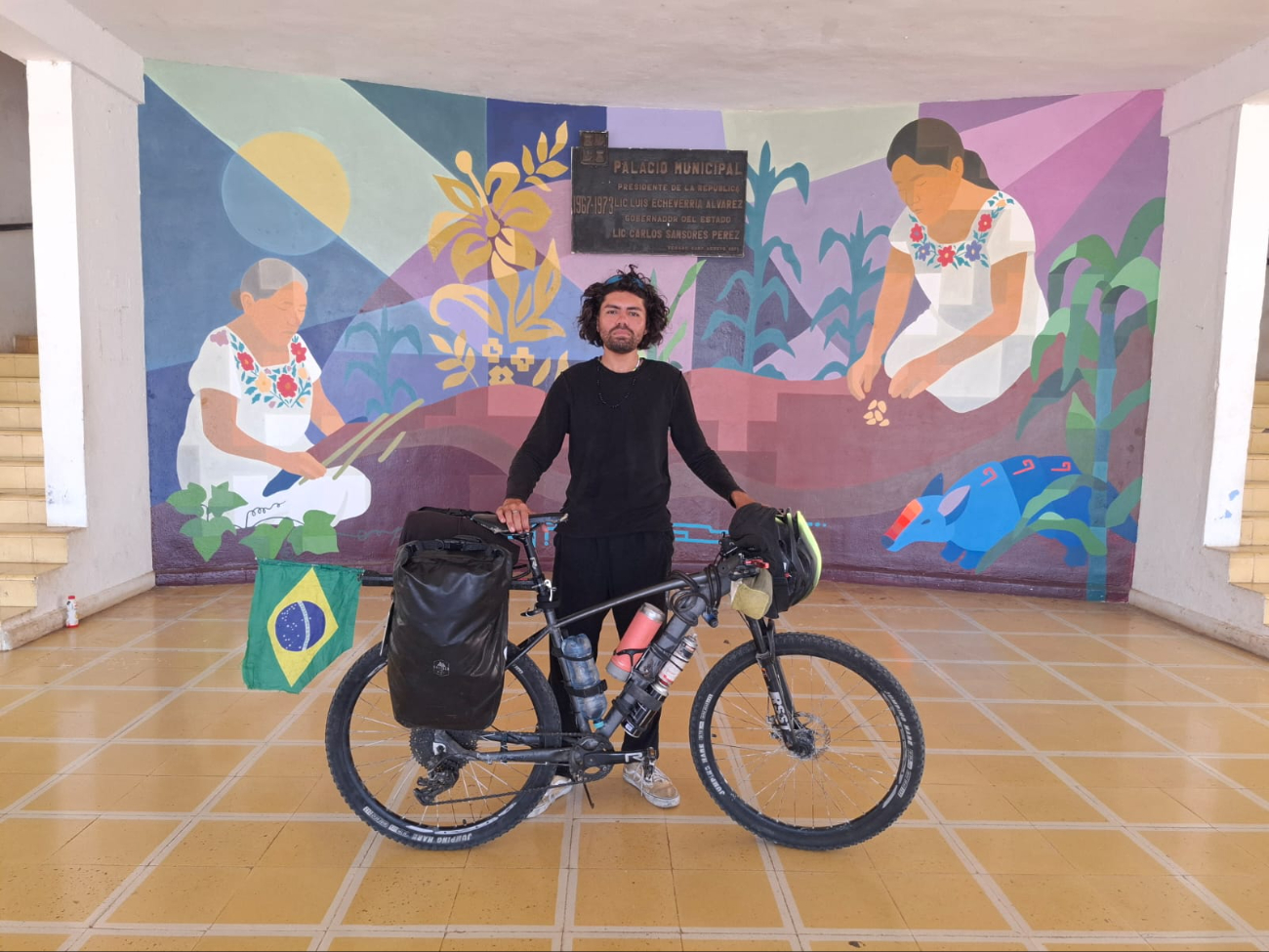 Hizo una escala para descansar en Tenabo y continuaría rumbo a San Francisco de Campeche.