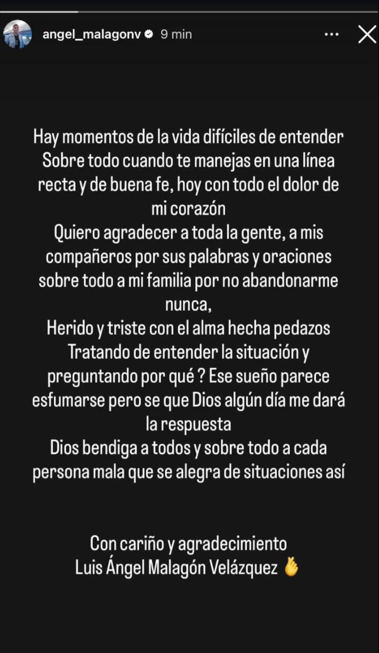 El mensaje viral de Malagón