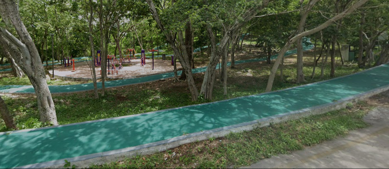 El Parque de las Luciérnagas, en la Carretera Escénica, combina naturaleza y áreas de calistenia para entrenar.