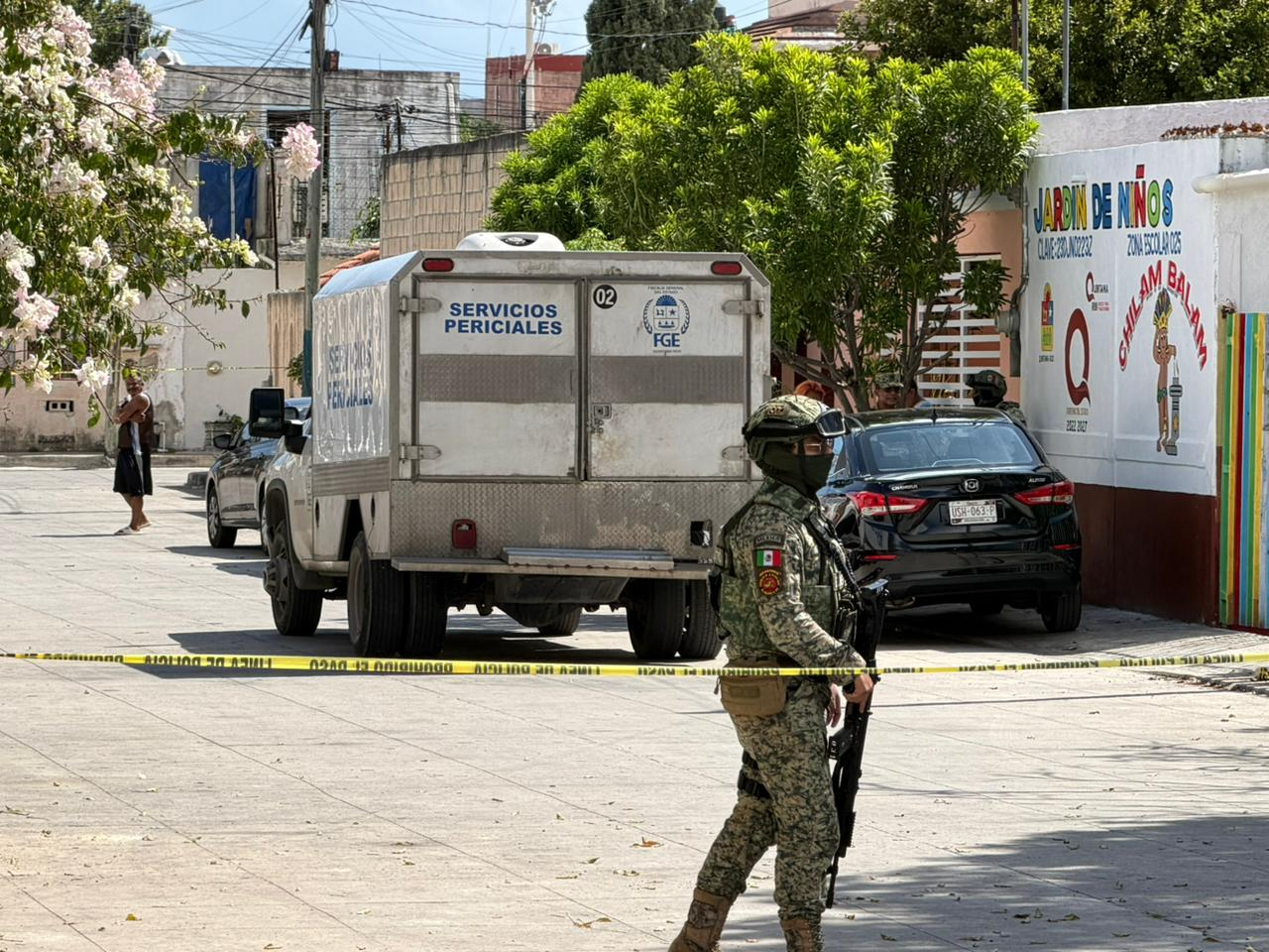 El cuerpo del joven fue trasladado al Servicio Médico Forense para la necropsia de ley