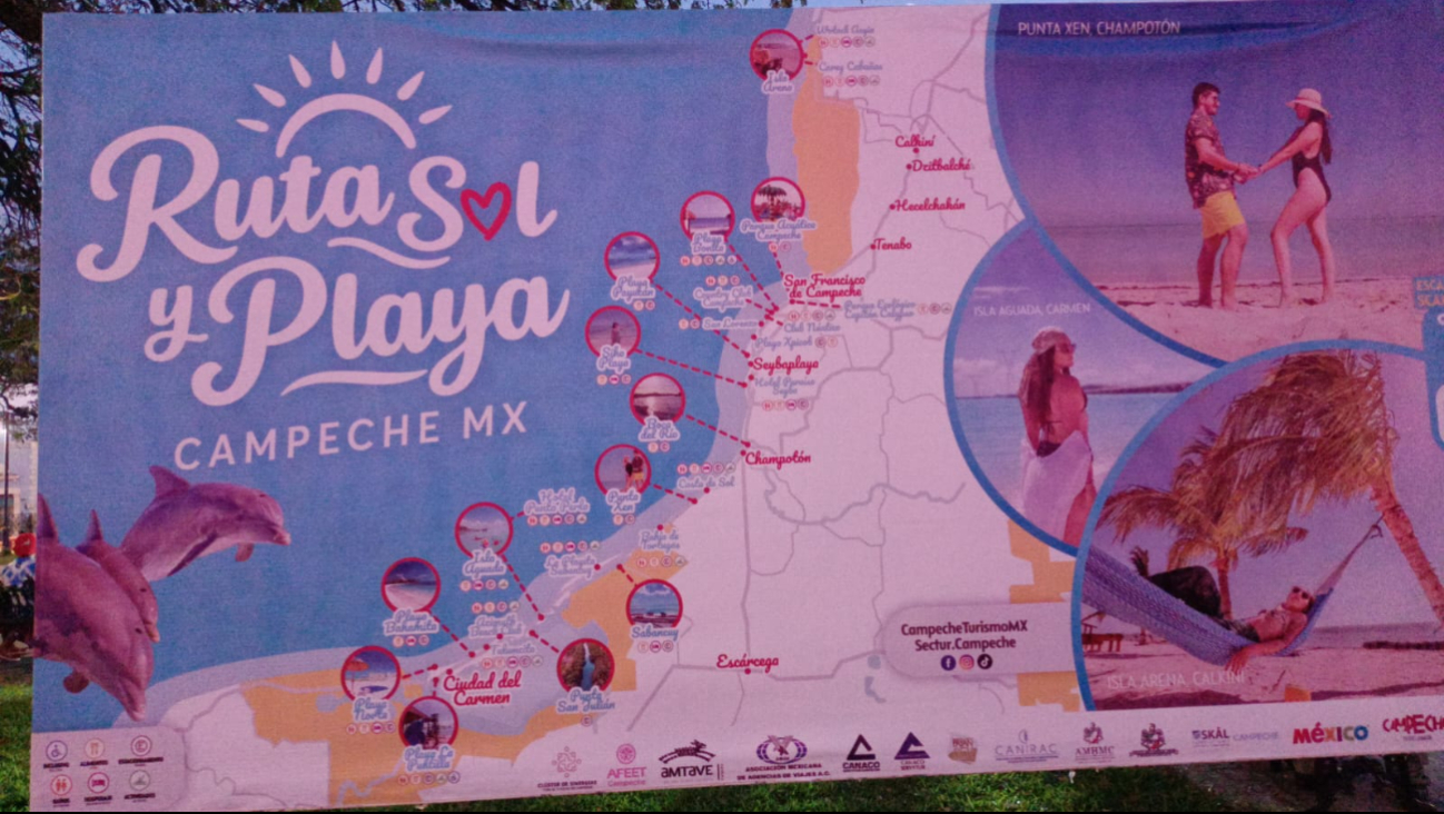 Ruta Sol y Playa: Campeche presume sus costas en Cuaresma