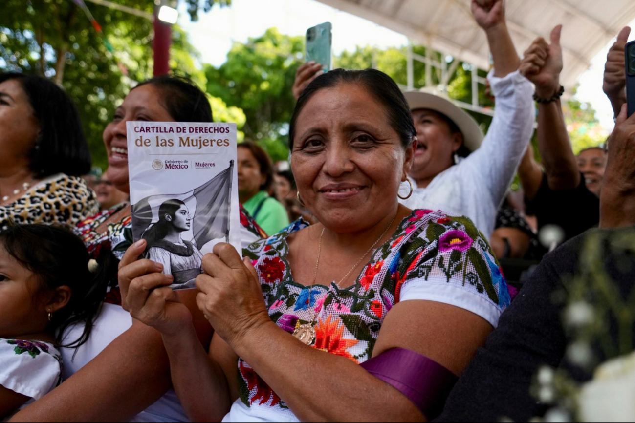 Mujeres consideraron que los proyectos federales traerán bienestar a sus familias