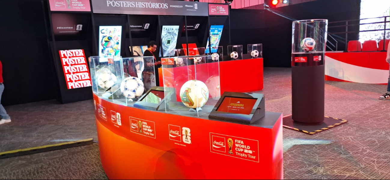 Parte de lo que trae el tour, con historia de los mundiales