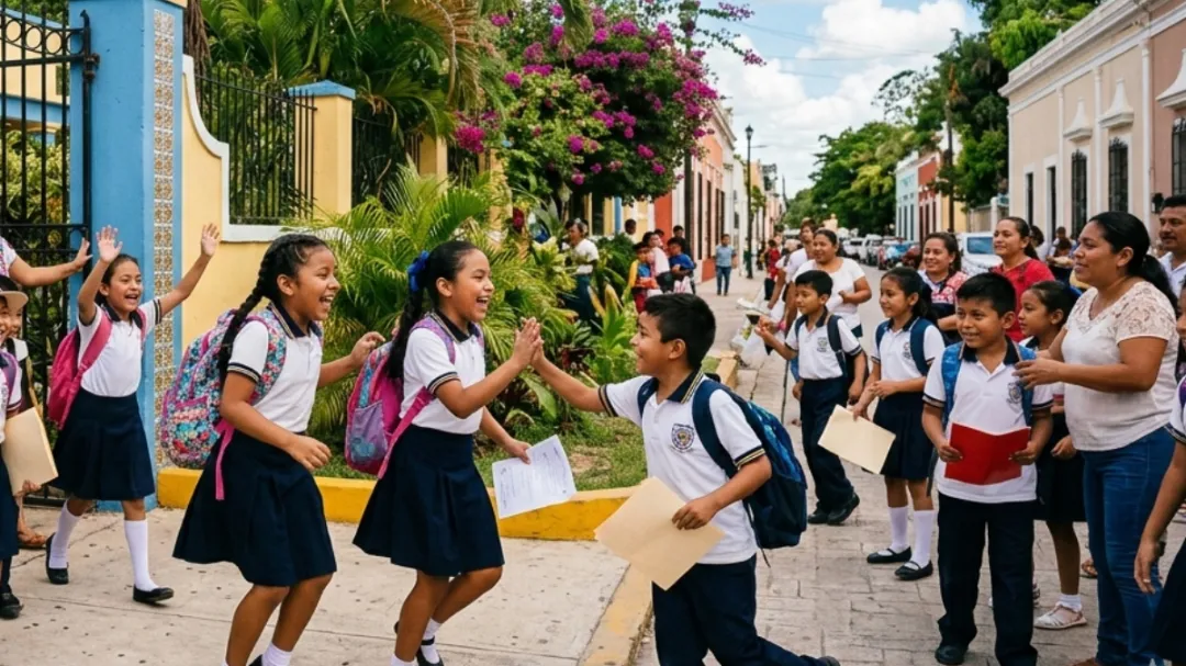 El 26 de marzo inicia el descanso: 420 mil estudiantes salen de vacaciones en Yucatán