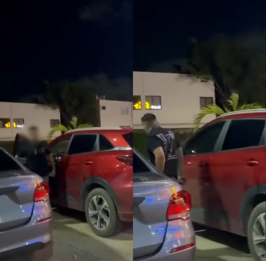 El video causó indignación entre usuarios debido al robo en pleno lugar público de la ciudad