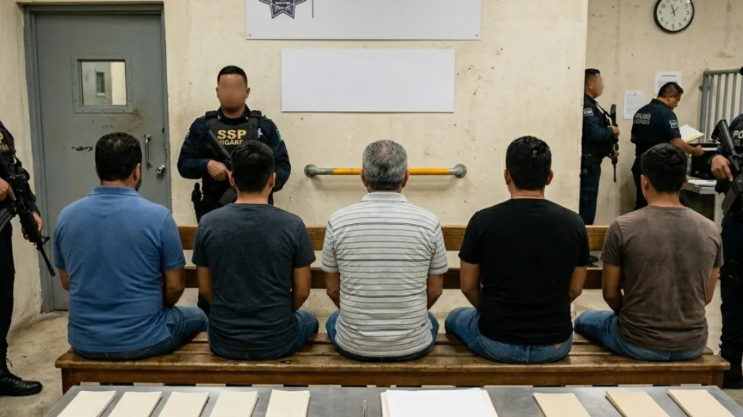 Cinco detenidos por presunta red de fraudes con pagarés falsos en Yucatán