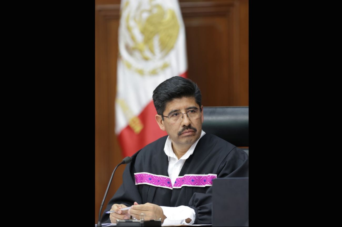 Ministro presidente Hugo Aguilar Ortiz