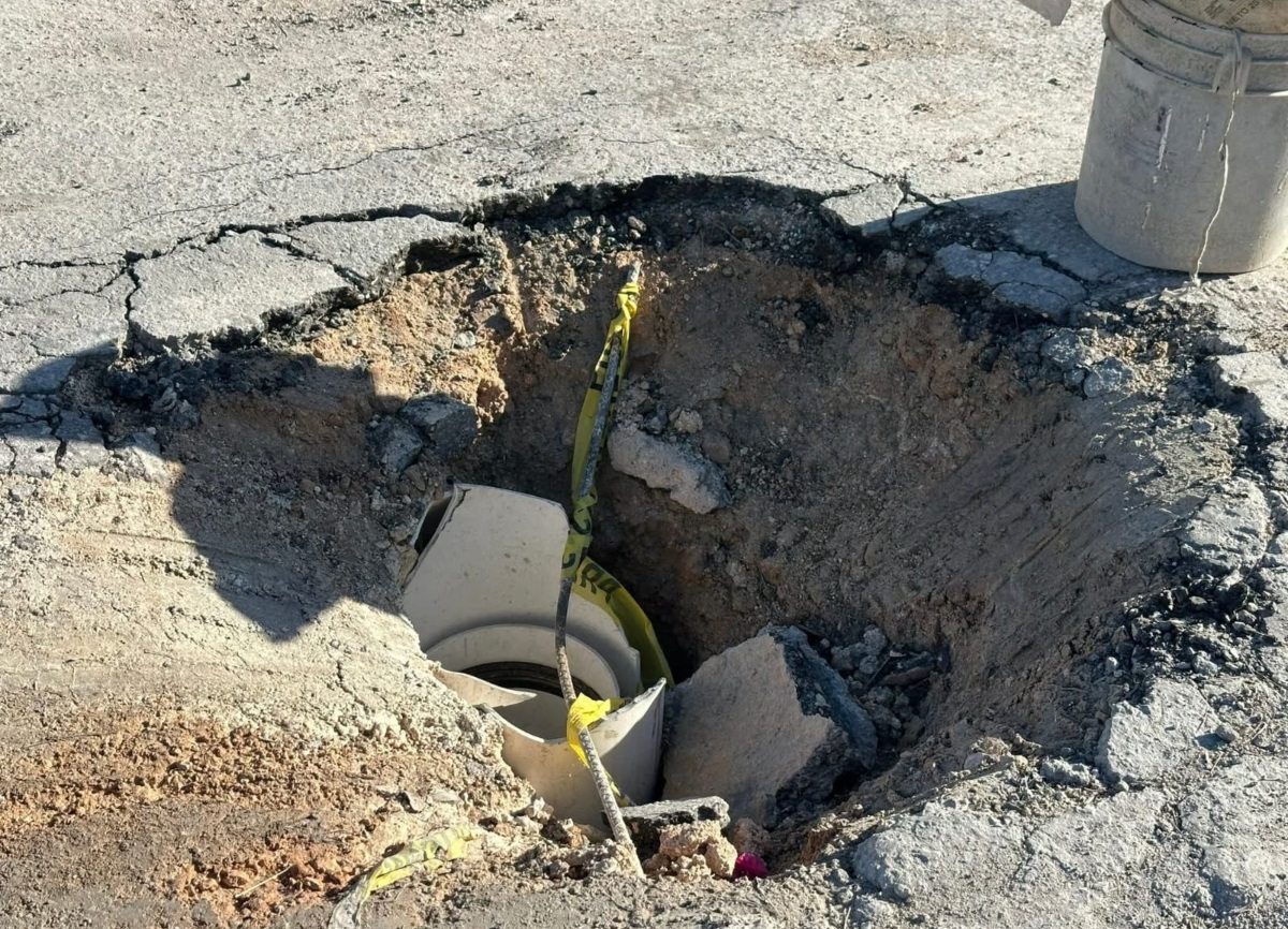 Las autoridades anunciaron un programa de bacheo.