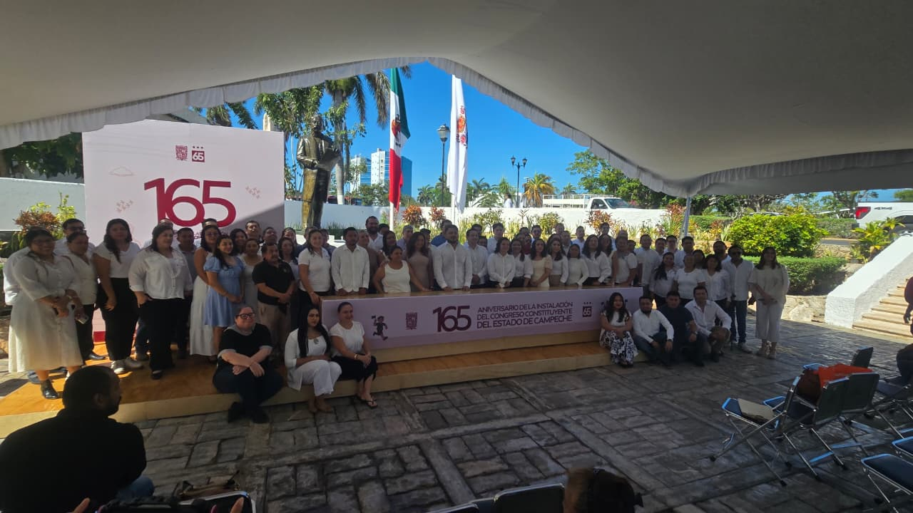 Conmemoran 165 años del Congreso Constituyente de Campeche.