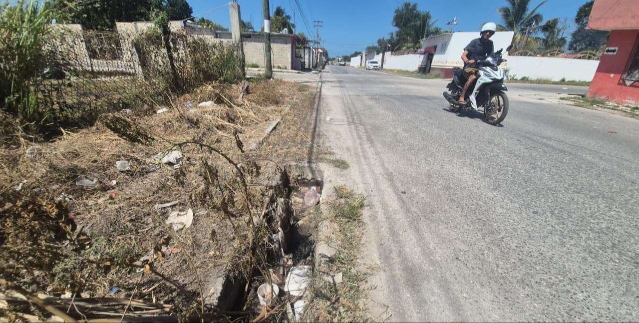 Denuncian foco de infección y riesgo de accidentes en La Cruz