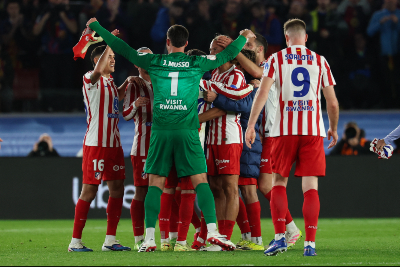 El Atlético de Madrid jugará la final de la Copa del Rey.
