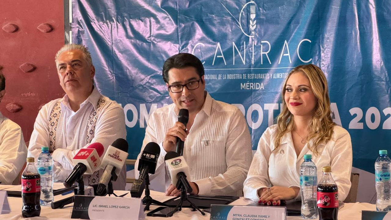 Israel López García es el nuevo presidente de la Canirac Yucatán