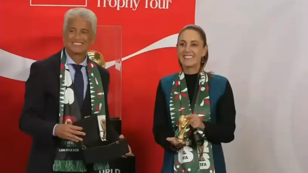 La llegada de la copa a México se da en un contexto de creciente expectativa rumbo a la próxima edición del Mundial