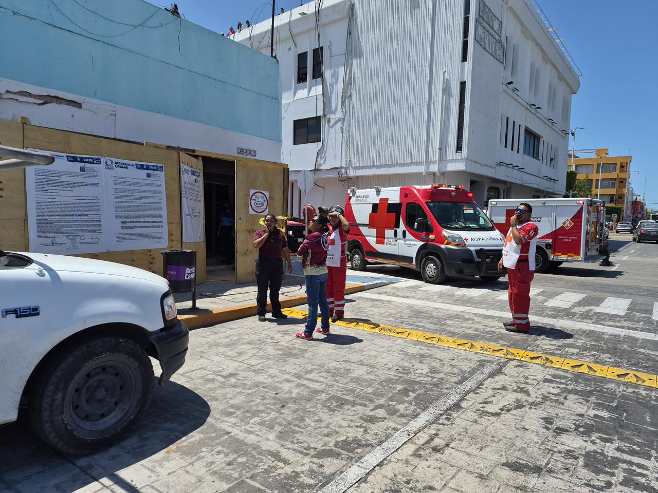 El hecho ocurrió en un edificio en remodelación.