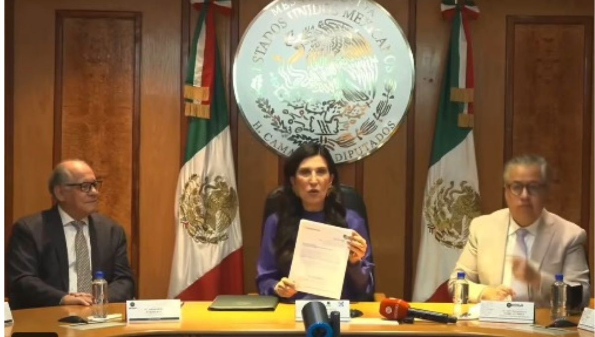 La presidenta de la Cámara de Diputados señaló que el documento será turnado a las comisiones legislativas correspondientes