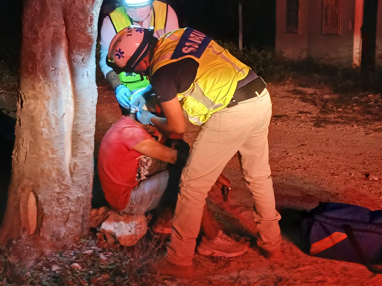 Presentaba golpes en el rostro y varias partes del cuerpo.