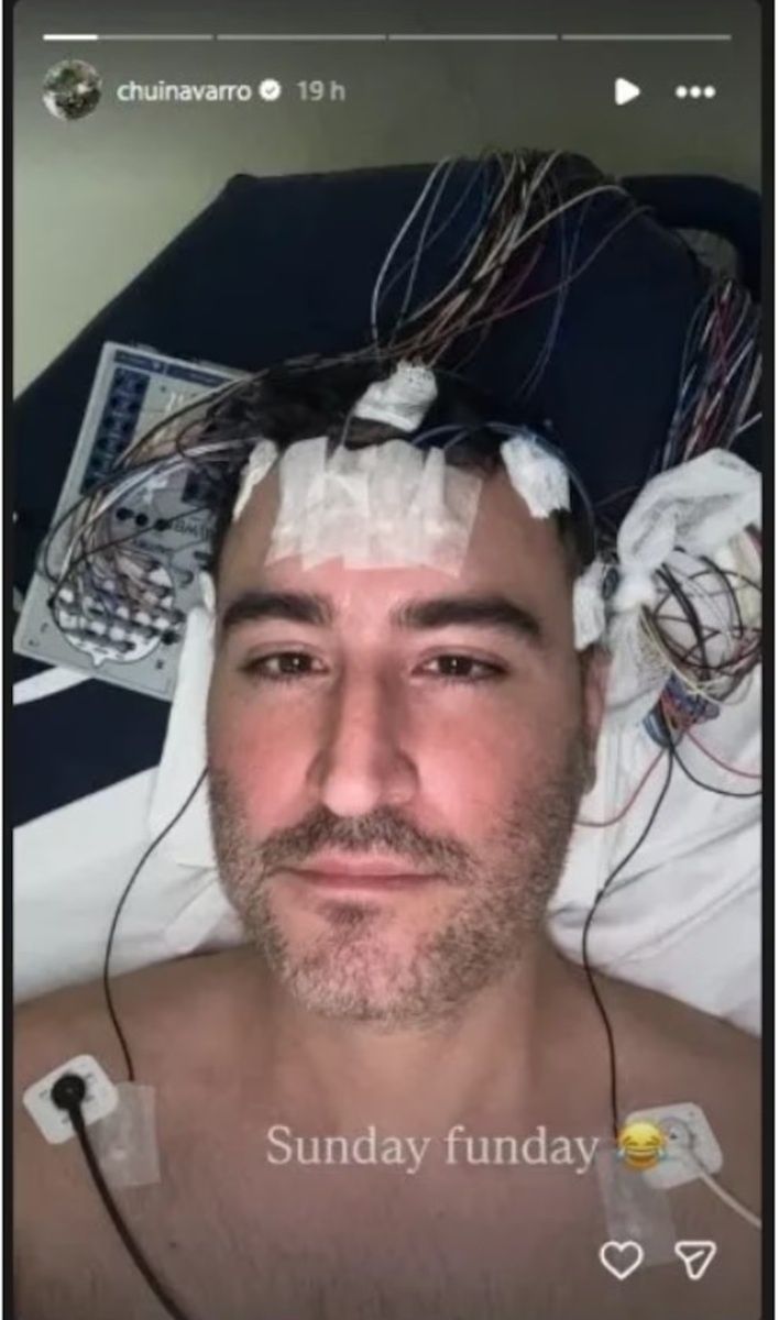 Jesús Navarro, vocalista de Reik en el hospital.