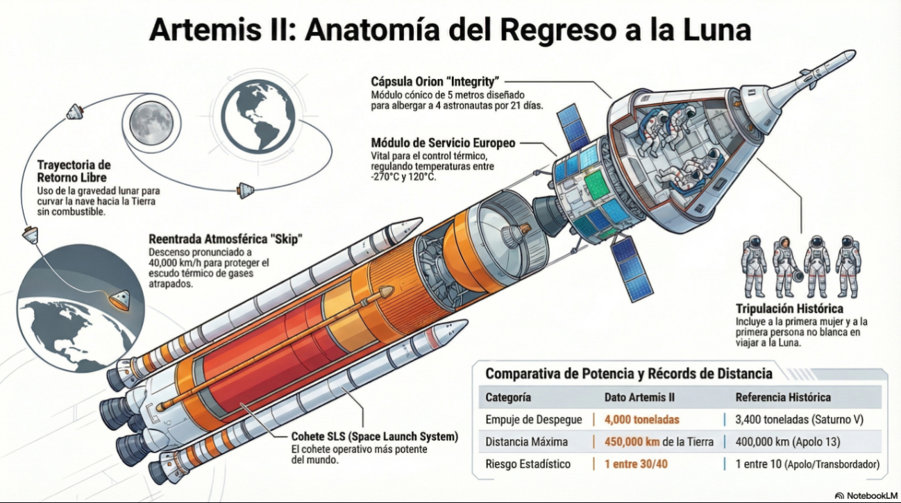 El lanzamiento de Artemis II marca un momento histórico en la exploración espacial